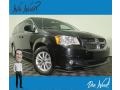 2018 Black Onyx Crystal Pearl Dodge Grand Caravan SXT  photo #1