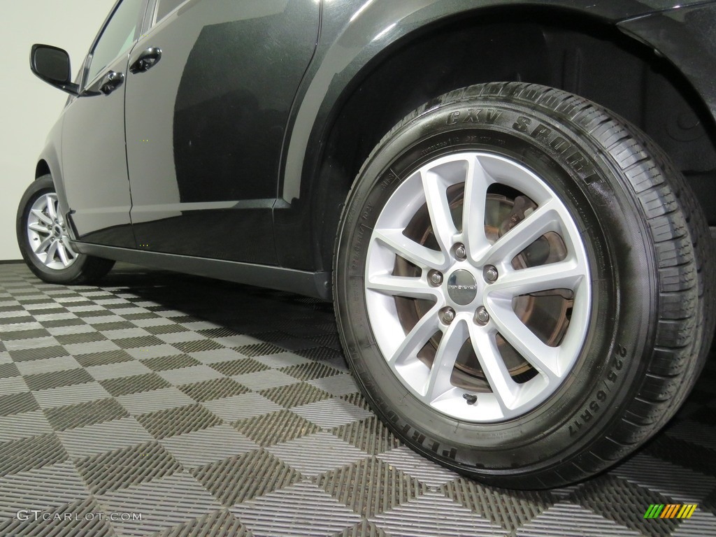 2018 Grand Caravan SXT - Black Onyx Crystal Pearl / Black photo #10