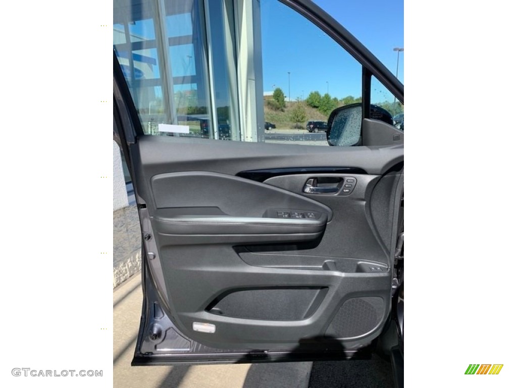 2020 Honda Pilot Touring AWD Black Door Panel Photo #135848345