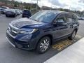 2020 Obsidian Blue Pearl Honda Pilot EX AWD  photo #4