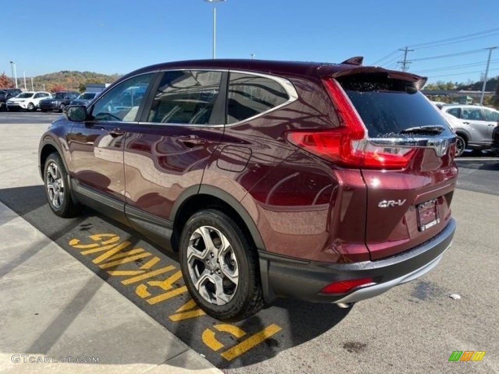2019 CR-V EX-L AWD - Basque Red Pearl II / Gray photo #5
