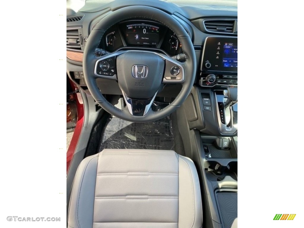 2019 CR-V EX-L AWD - Basque Red Pearl II / Gray photo #13