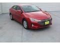 2020 Scarlet Red Pearl Hyundai Elantra SE  photo #2