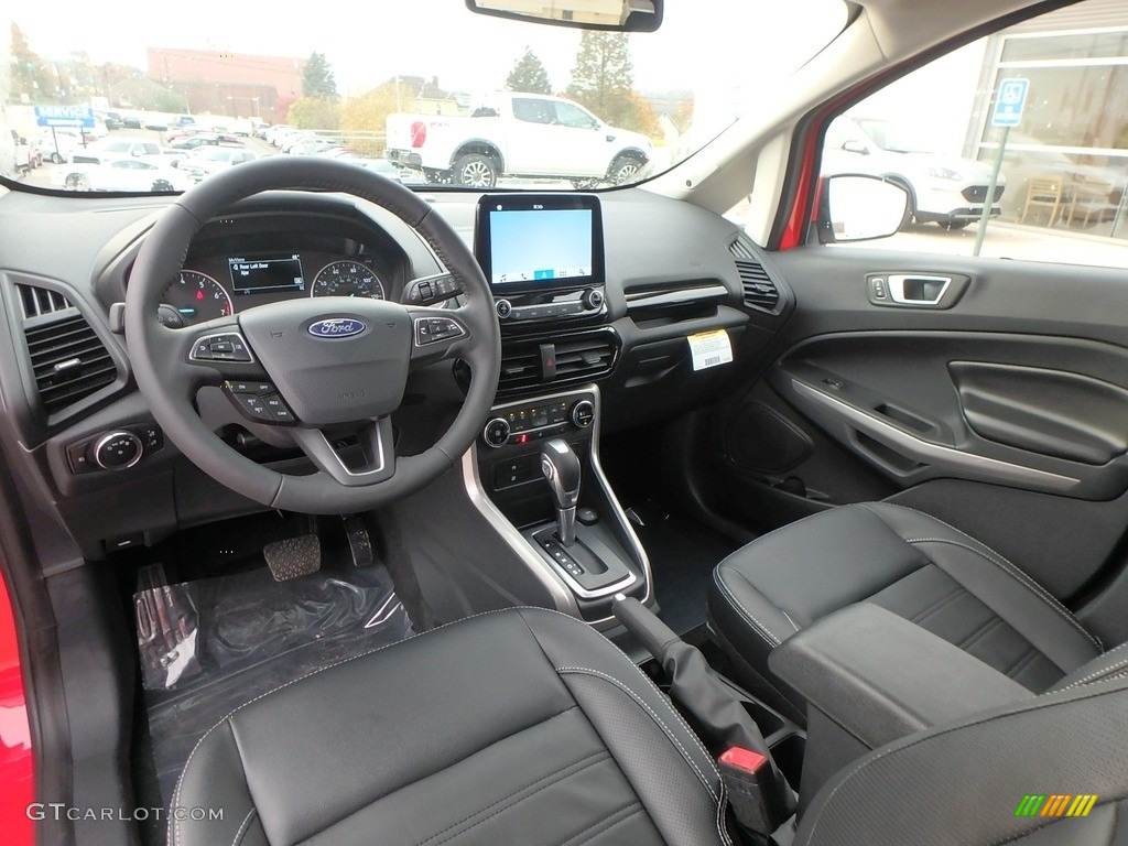 Ebony Black Interior 2019 Ford EcoSport Titanium 4WD Photo #135855038