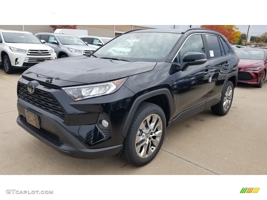 Midnight Black Metallic 2020 Toyota RAV4 XLE Premium AWD Exterior Photo #135855081