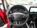 2019 Ford EcoSport Ebony Black Interior Steering Wheel Photo