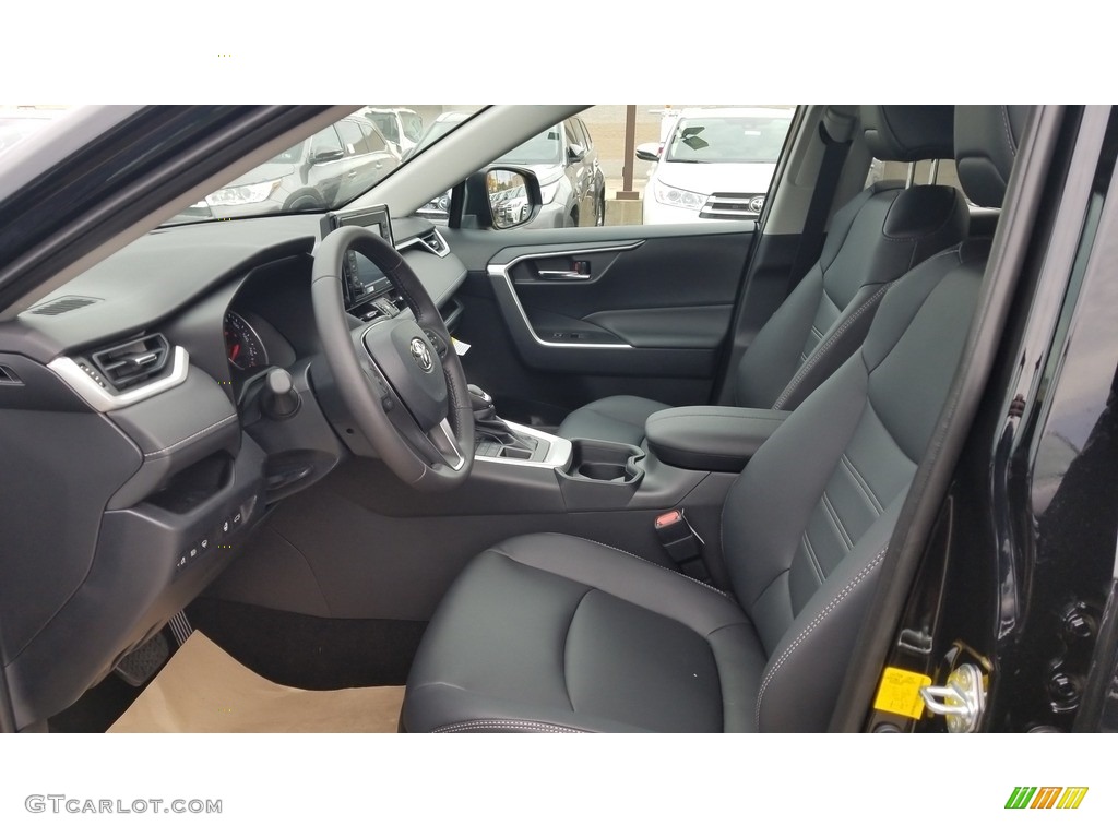 Black Interior 2020 Toyota RAV4 XLE Premium AWD Photo #135855105