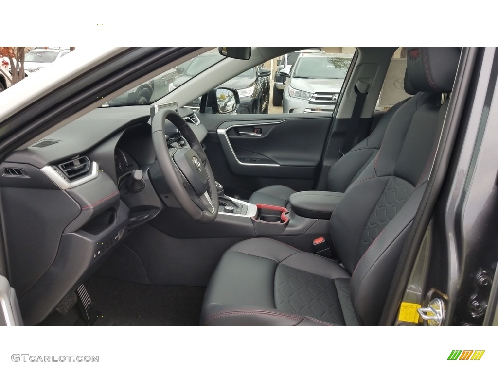 Black Interior 2020 Toyota RAV4 TRD Off-Road AWD Photo #135855453