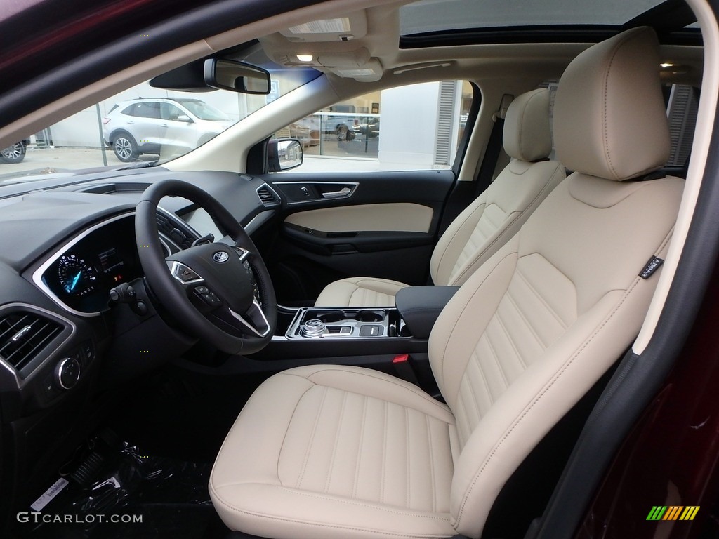 Ebony Interior 2020 Ford Edge SEL AWD Photo #135855987
