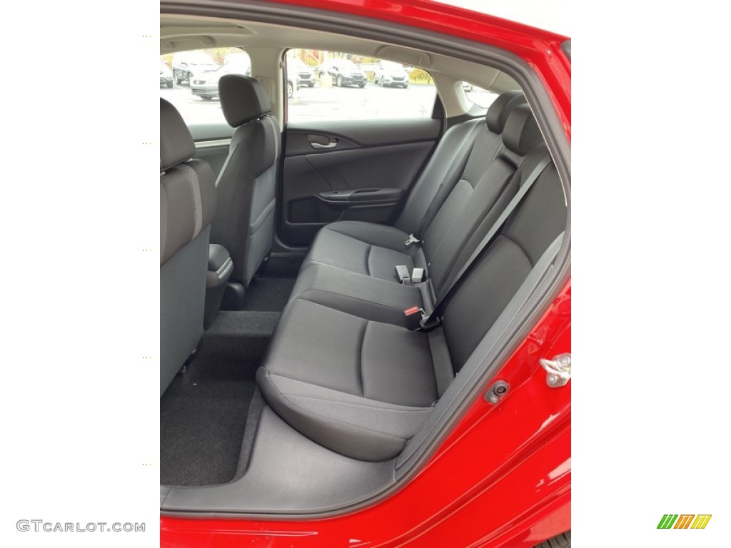Black Interior 2019 Honda Civic EX Sedan Photo #135856149