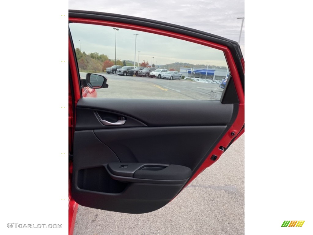 2019 Honda Civic EX Sedan Black Door Panel Photo #135856227