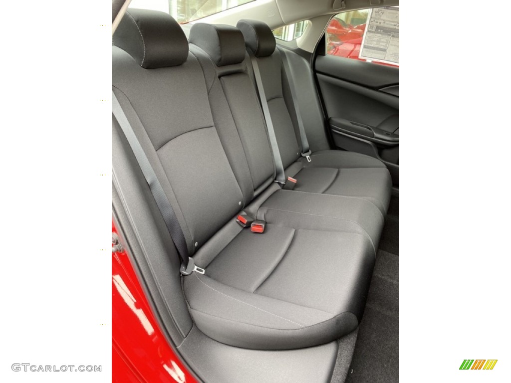 Black Interior 2019 Honda Civic EX Sedan Photo #135856245