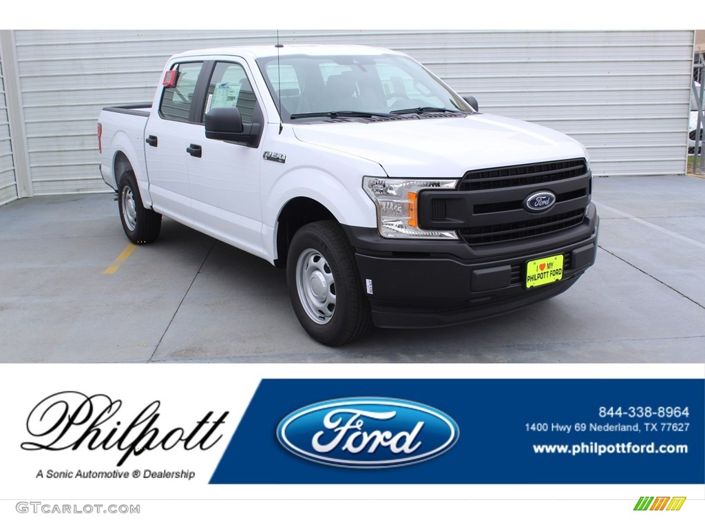 2019 F150 XL SuperCrew - Oxford White / Earth Gray photo #1