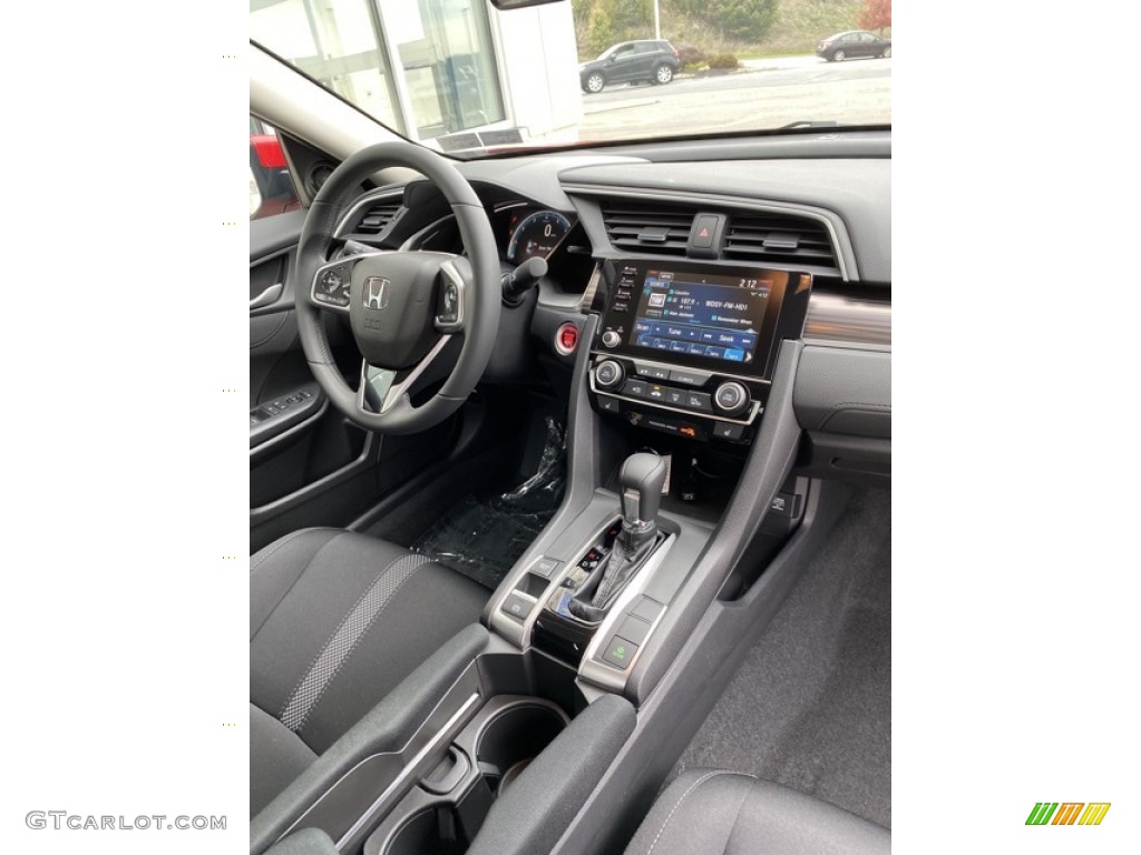 2019 Honda Civic EX Sedan Black Dashboard Photo #135856329