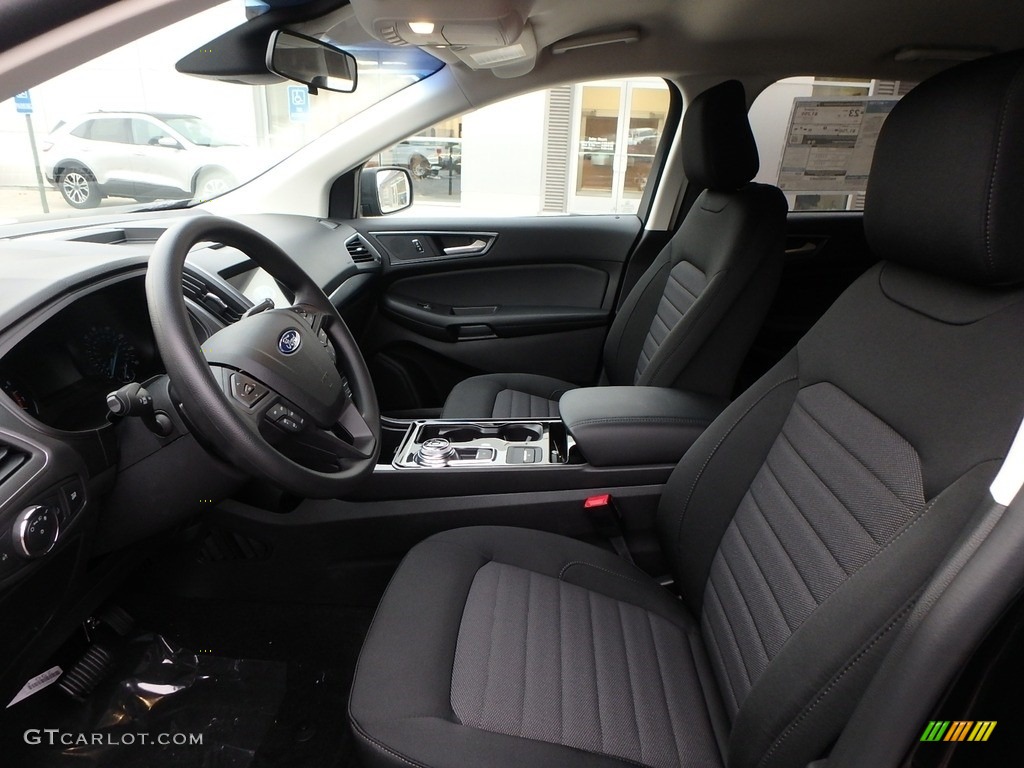 Ebony Interior 2020 Ford Edge SE AWD Photo #135856518 | GTCarLot.com