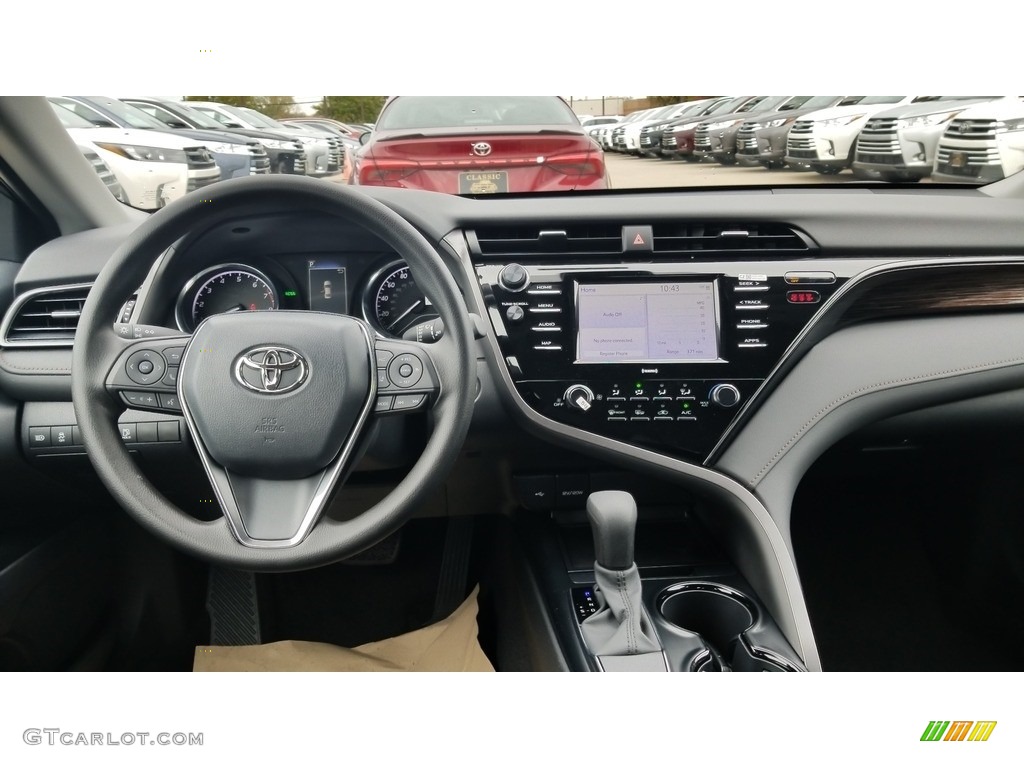 2020 Toyota Camry LE Black Dashboard Photo #135856548
