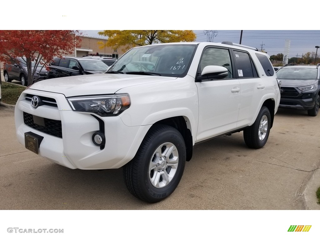 Super White 2020 Toyota 4Runner SR5 Premium 4x4 Exterior Photo #135856854