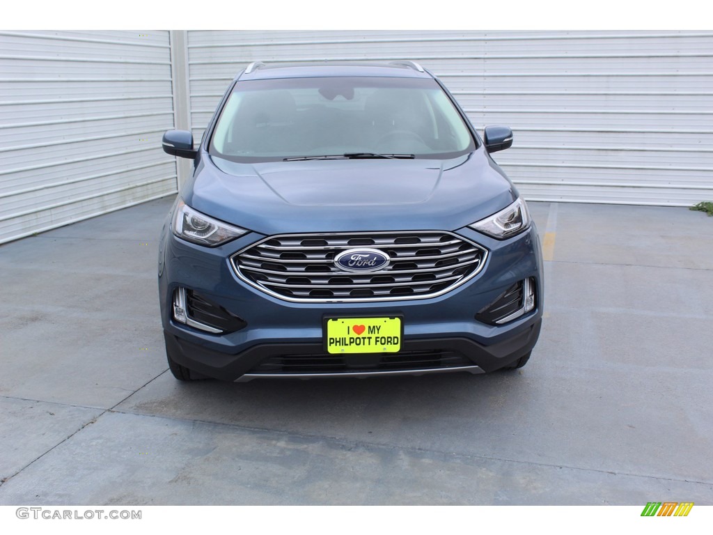 2019 Edge SEL - Blue Metallic / Ebony photo #3