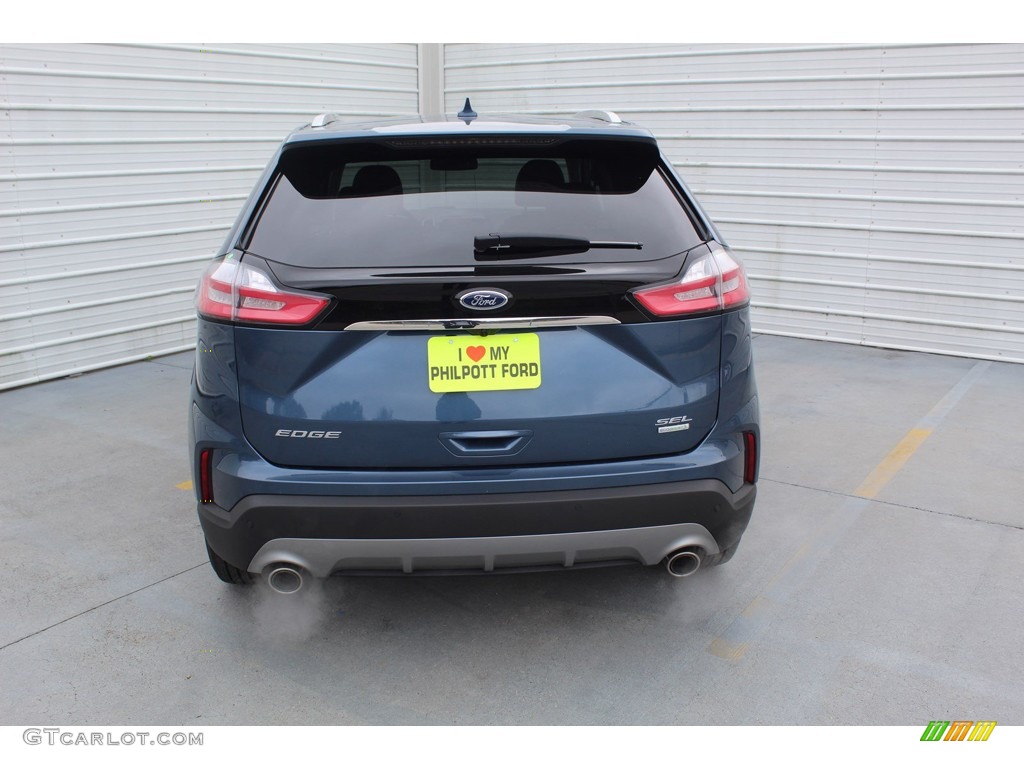 2019 Edge SEL - Blue Metallic / Ebony photo #7