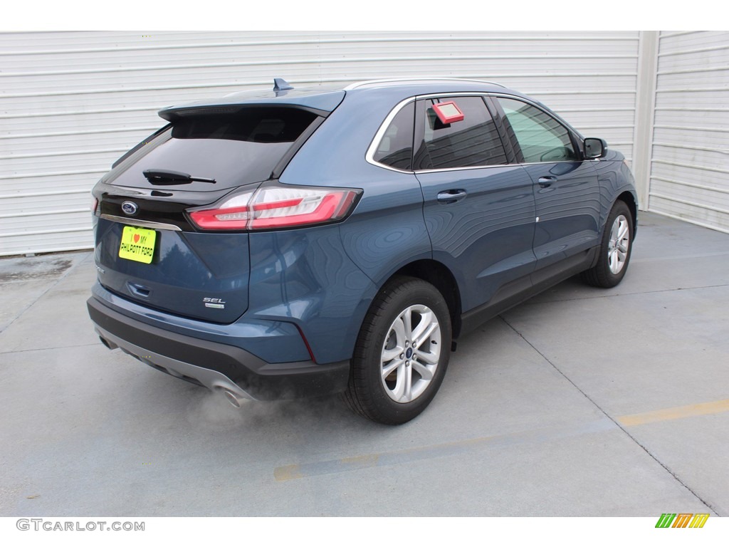 2019 Edge SEL - Blue Metallic / Ebony photo #8