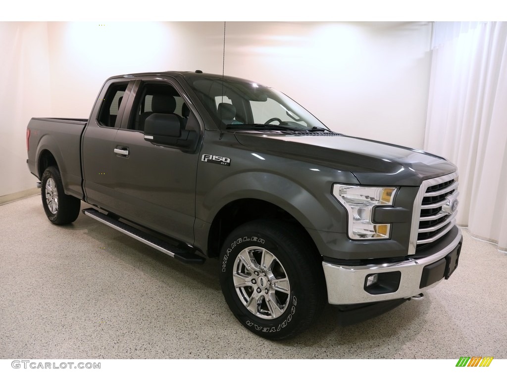 2017 F150 XLT SuperCab 4x4 - Magnetic / Earth Gray photo #1