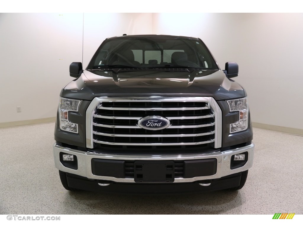 2017 F150 XLT SuperCab 4x4 - Magnetic / Earth Gray photo #2