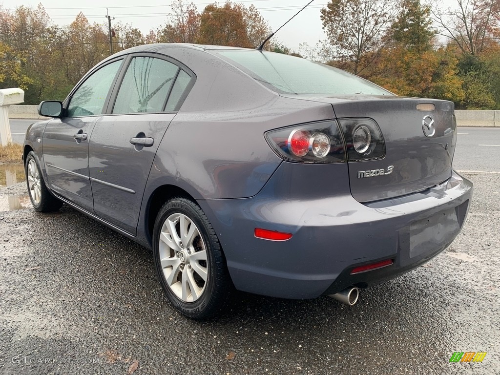 2008 MAZDA3 i Sport Sedan - Metropolitan Gray Mica / Black photo #5