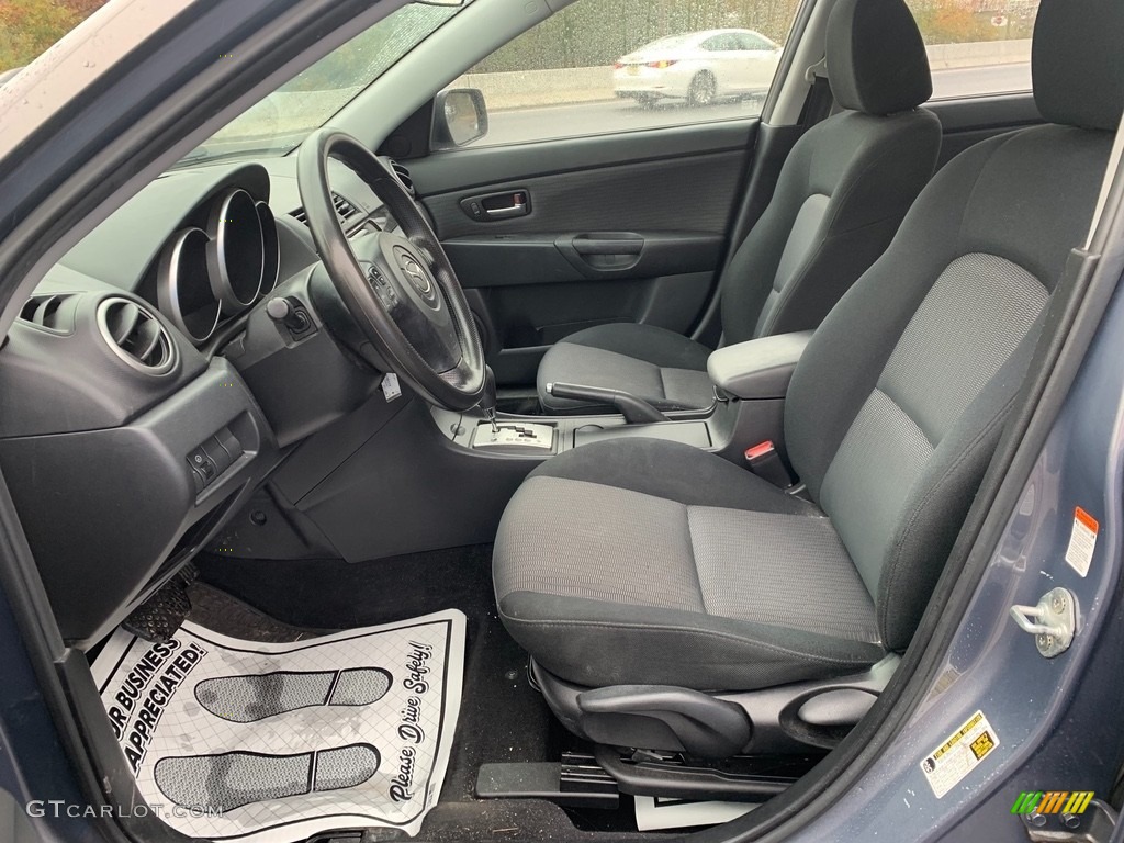 2008 MAZDA3 i Sport Sedan - Metropolitan Gray Mica / Black photo #10