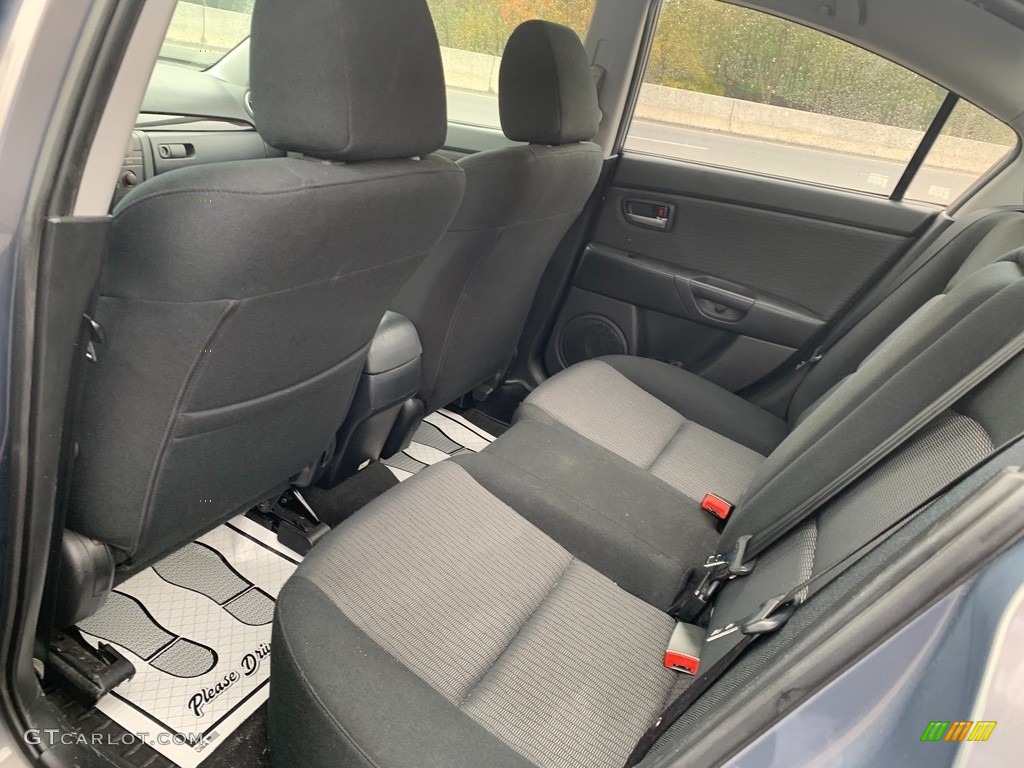 2008 MAZDA3 i Sport Sedan - Metropolitan Gray Mica / Black photo #11