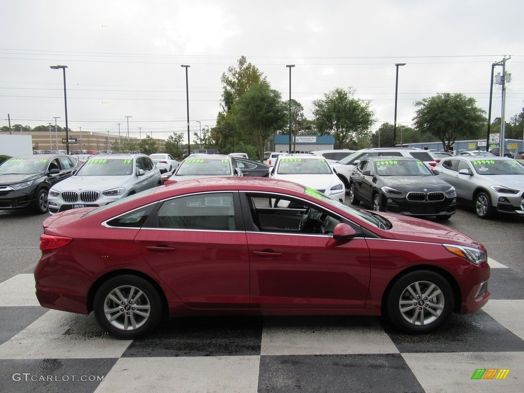 2016 Sonata SE - Venetian Red / Gray photo #3