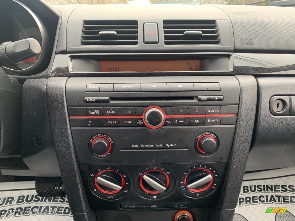 2008 MAZDA3 i Sport Sedan - Metropolitan Gray Mica / Black photo #15