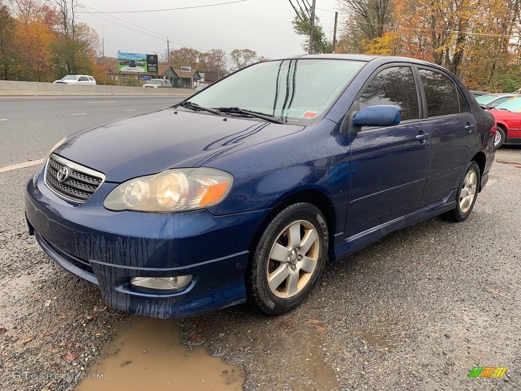 2006 Corolla S - Indigo Ink Pearl / Dark Charcoal photo #7
