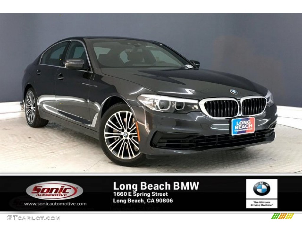 2020 5 Series 530e Sedan - Dark Graphite Metallic / Black photo #1