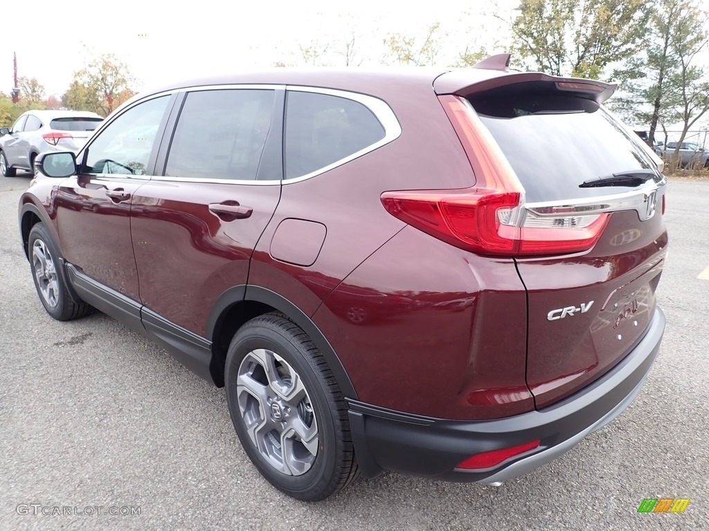 2019 CR-V EX AWD - Basque Red Pearl II / Gray photo #2