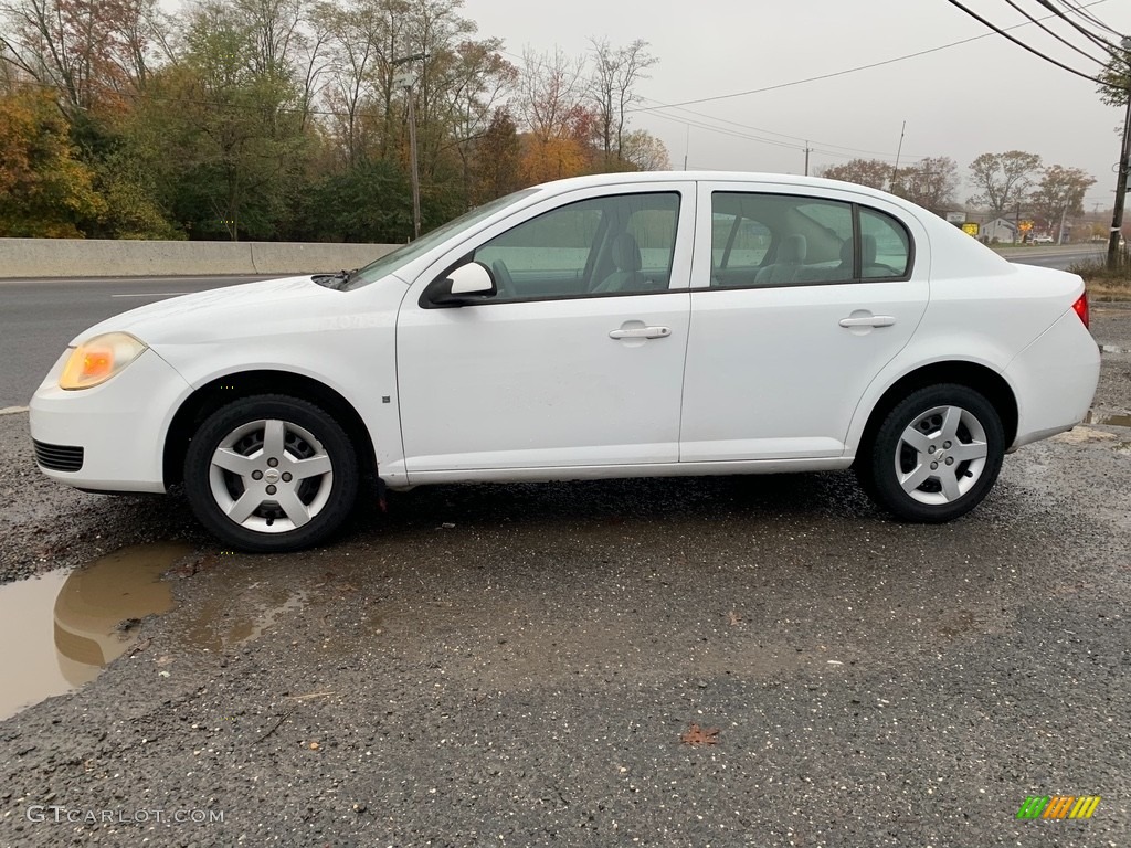 2007 Cobalt LT Sedan - Summit White / Gray photo #6