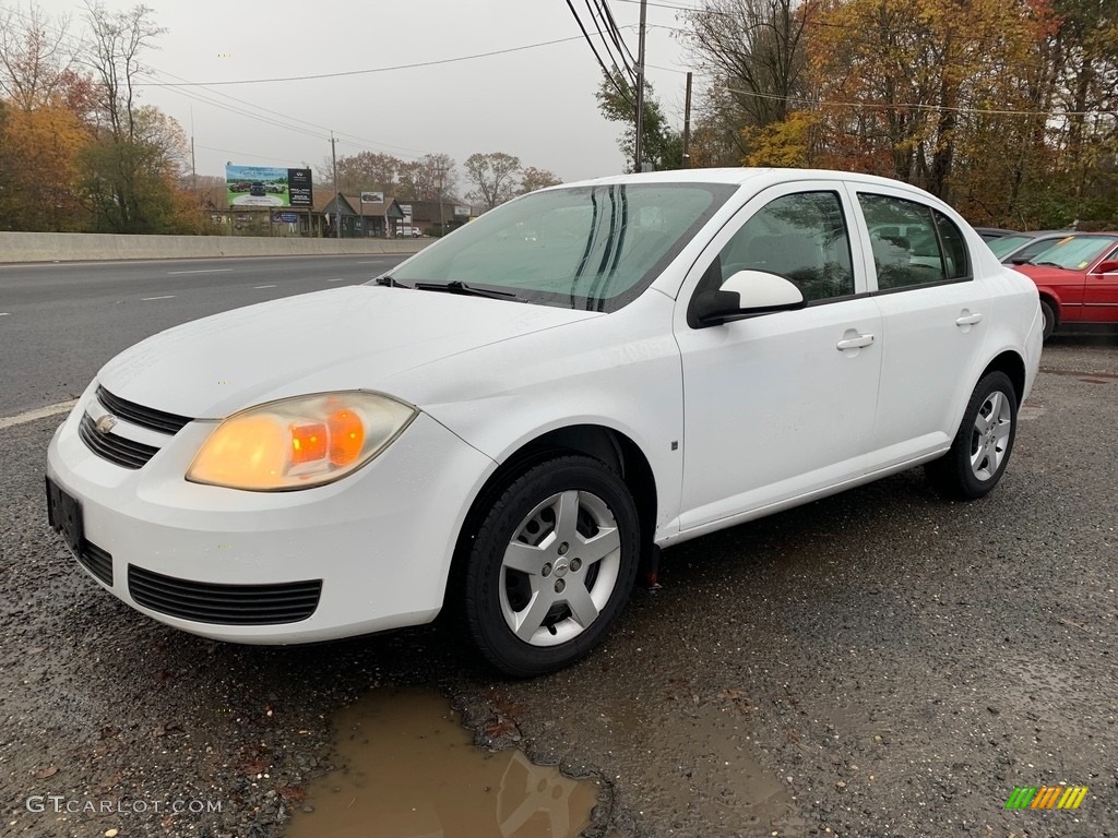 2007 Cobalt LT Sedan - Summit White / Gray photo #7