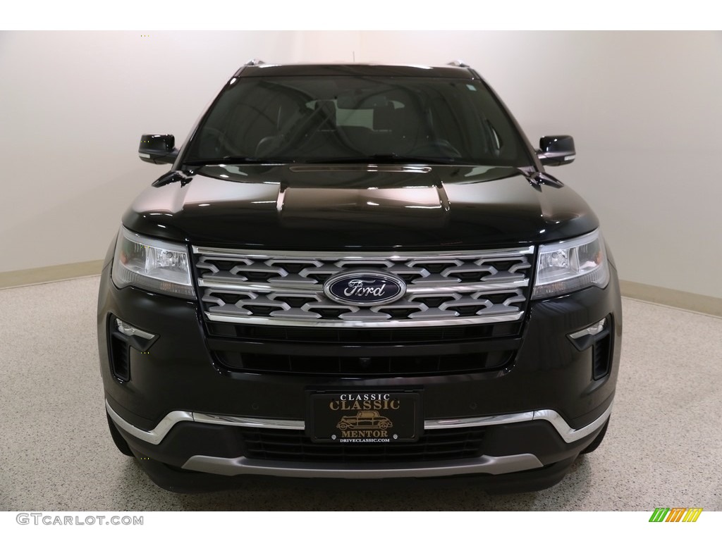 2019 Explorer Limited 4WD - Agate Black / Medium Black photo #2