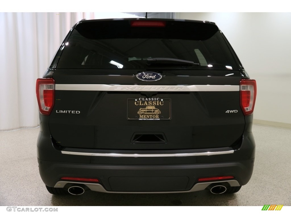 2019 Explorer Limited 4WD - Agate Black / Medium Black photo #20