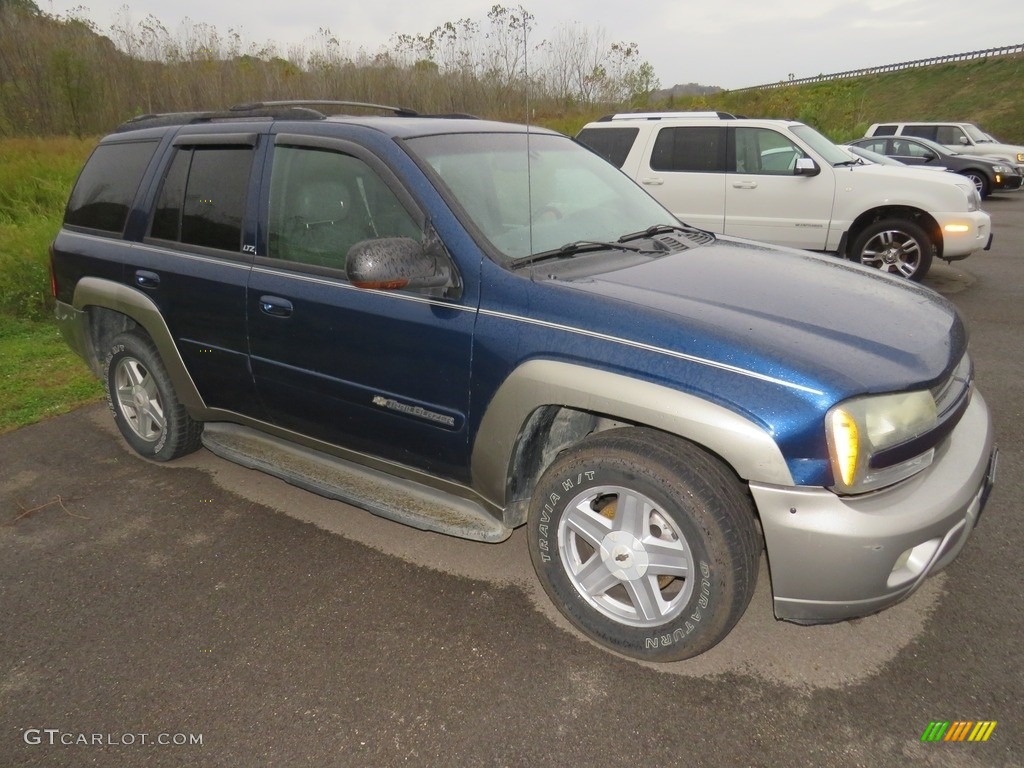 2002 TrailBlazer LTZ 4x4 - Indigo Blue Metallic / Dark Pewter photo #2