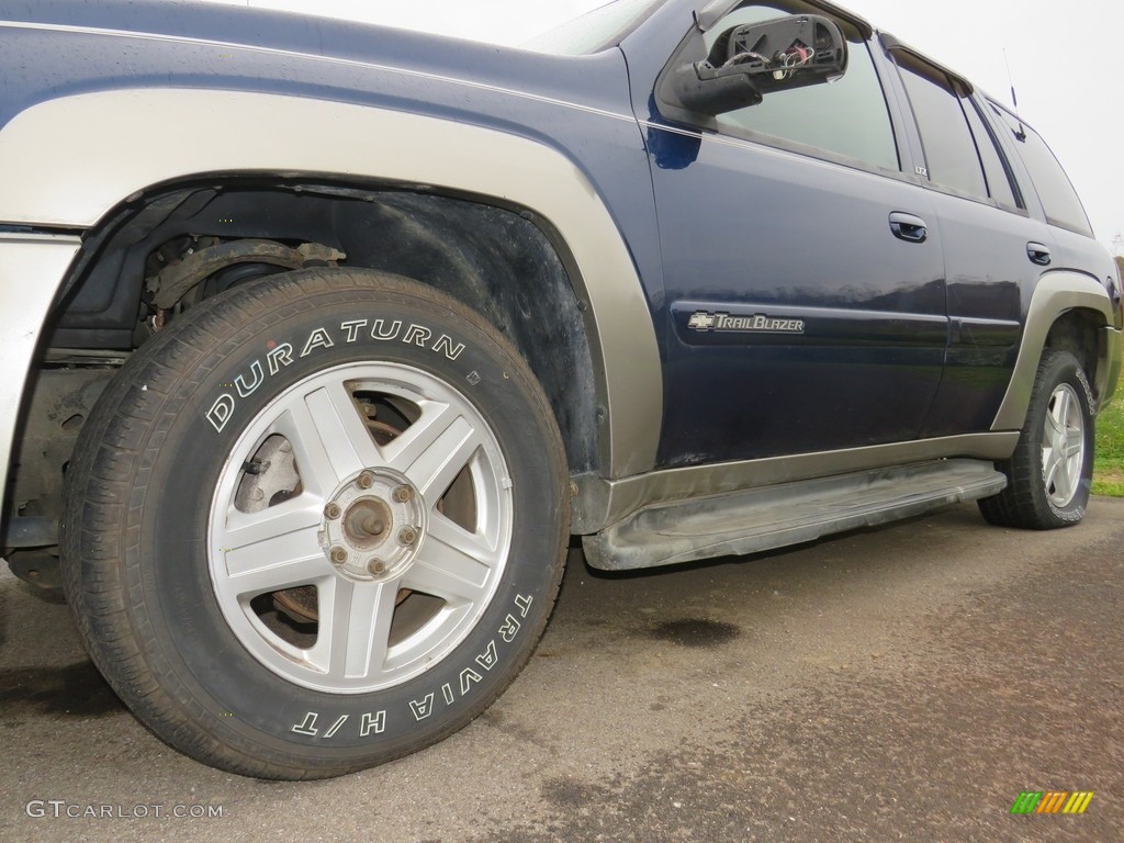 2002 TrailBlazer LTZ 4x4 - Indigo Blue Metallic / Dark Pewter photo #8
