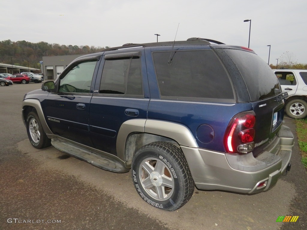 2002 TrailBlazer LTZ 4x4 - Indigo Blue Metallic / Dark Pewter photo #9