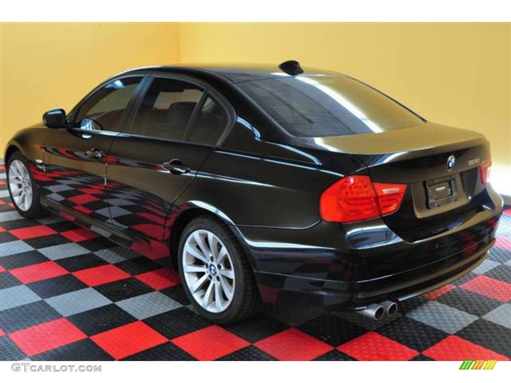 2009 3 Series 328xi Sedan - Black Sapphire Metallic / Beige photo #30