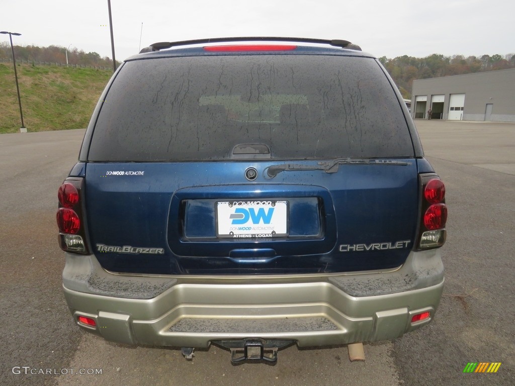 2002 TrailBlazer LTZ 4x4 - Indigo Blue Metallic / Dark Pewter photo #11