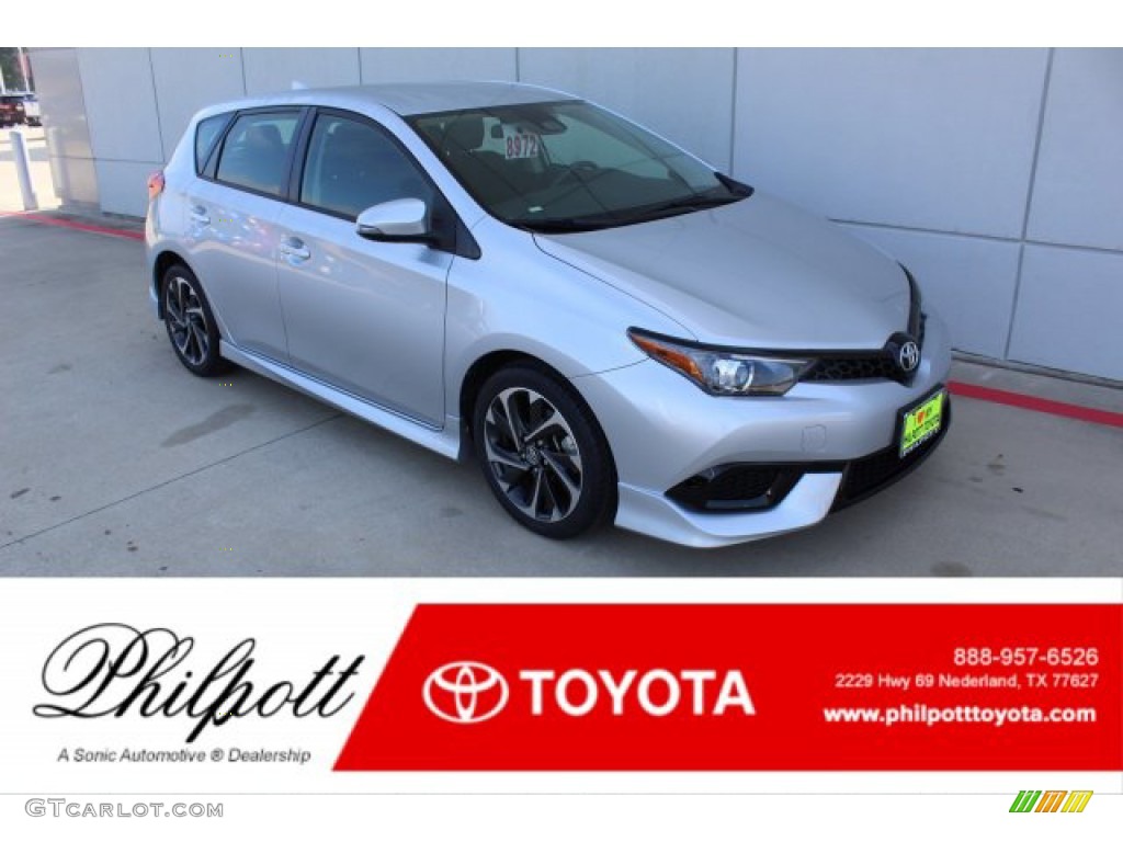 2017 Corolla iM  - Classic Silver Metallic / Black photo #1