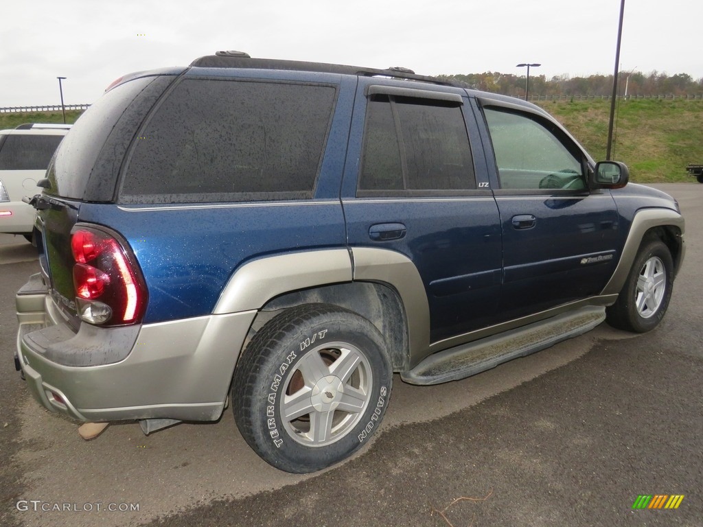 2002 TrailBlazer LTZ 4x4 - Indigo Blue Metallic / Dark Pewter photo #14