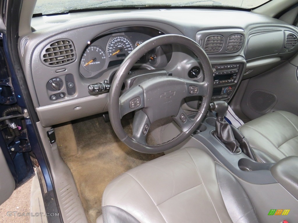 2002 TrailBlazer LTZ 4x4 - Indigo Blue Metallic / Dark Pewter photo #18