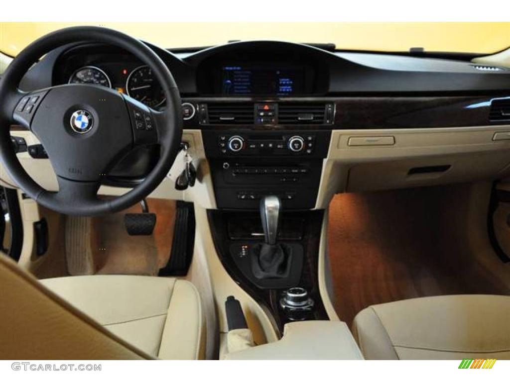 2009 3 Series 328xi Sedan - Black Sapphire Metallic / Beige photo #33