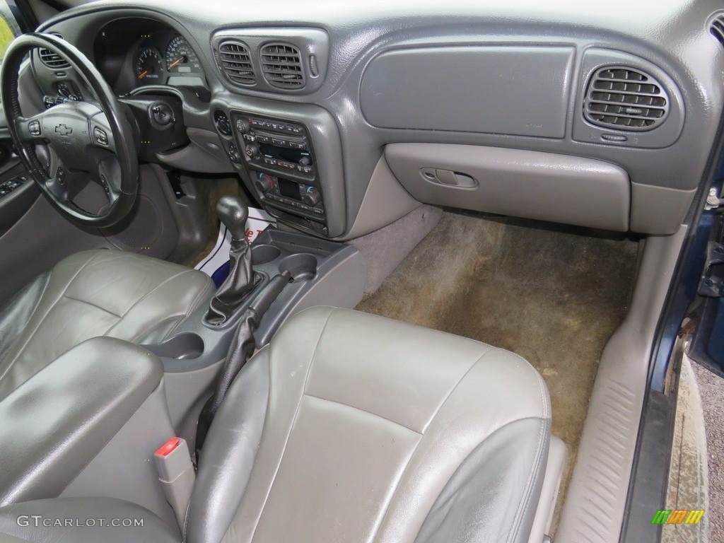 2002 TrailBlazer LTZ 4x4 - Indigo Blue Metallic / Dark Pewter photo #27