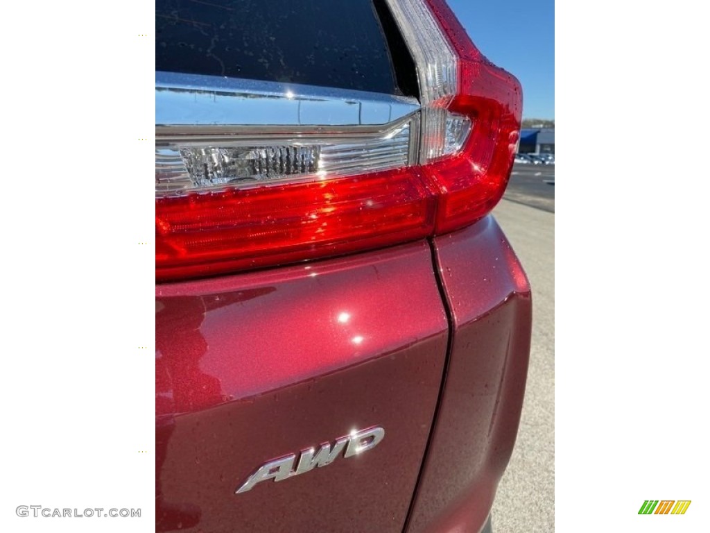 2019 CR-V EX-L AWD - Basque Red Pearl II / Gray photo #23