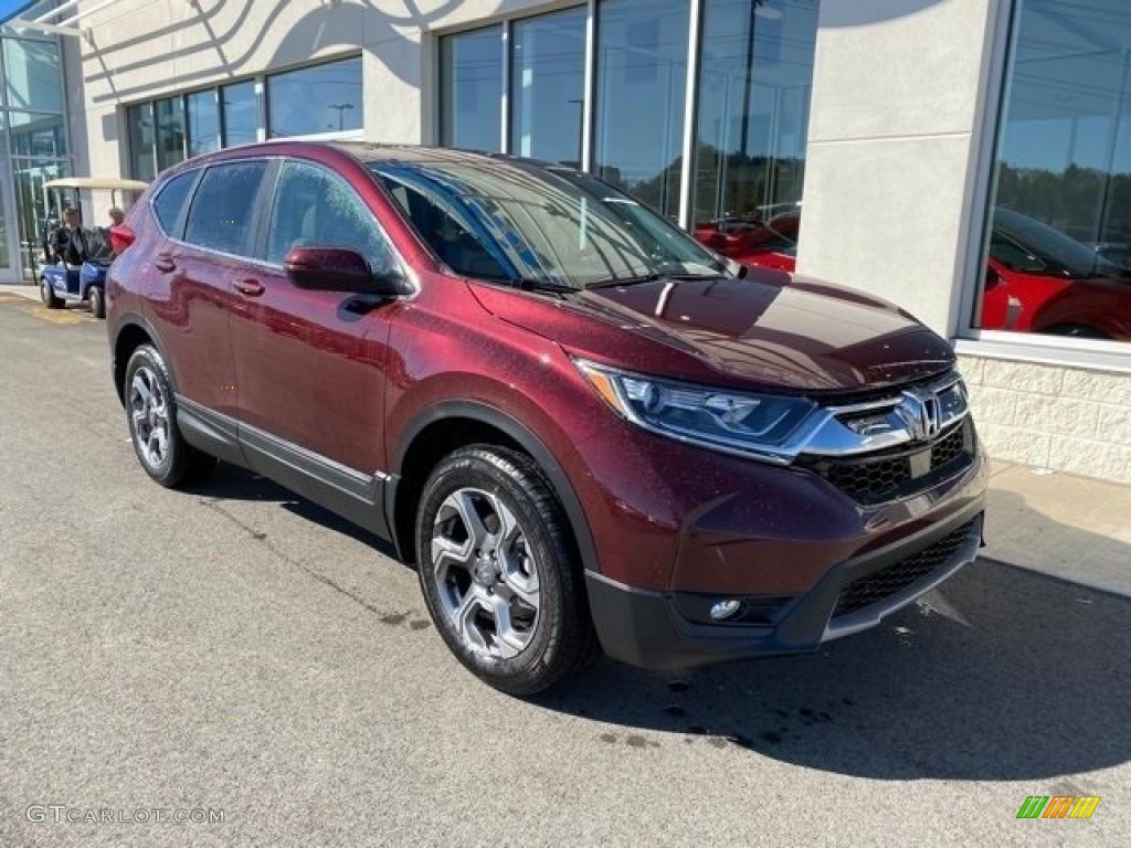 2019 CR-V EX-L AWD - Basque Red Pearl II / Gray photo #2